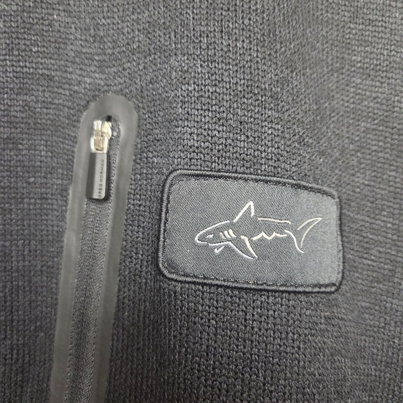 Greg Norman Sweater Vest Mens Extra Large Golf Shark Casual Outdoor black NWT. - Picture 4 of 12